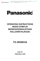 Panasonic GW334 39 Bedienungsanleitung