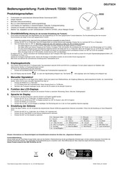 Trend News TD305 Bedienungsanleitung