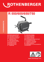 Rothenberger R 650 Bedienungsanleitung