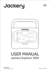 Jackery Explorer 1000 Bedienungsanleitung