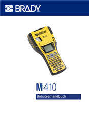 Brady M410 Benutzerhandbuch
