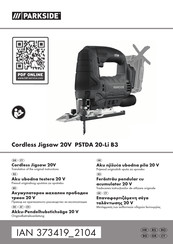 Parkside PSTDA 20-Li B3 Originalbetriebsanleitung