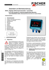 Fischer DE46 Datenblatt Und Betriebsanleitung