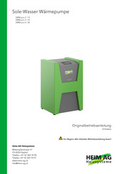 Heim AG SWM pro 3-19 Originalbetriebsanleitung