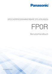Panasonic FP0R Benutzerhandbuch