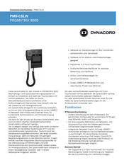 Dynacord PROMATRIX 9000 Bedienungsanleitung