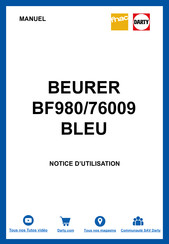 Beurer BF 980 Gebrauchsanweisung