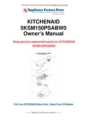 KitchenAid 5KSM150PS Gebrauchsanleitung