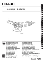 Hitachi G 12SWS Bedienungsanleitung