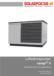 SOLARFOCUS vampair K-Serie Betriebsanleitung