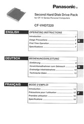 Panasonic CF-VHD7220 Bedienungsanleitung