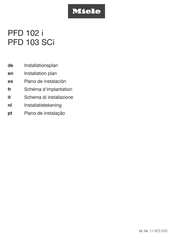 Miele PFD 102 i Installationsplan