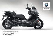BMW Motorrad C 400 GT 2018 Betriebsanleitung