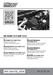 ULTIMATE SPEED 346108 2004 Bedienungs- Und Sicherheitshinweise