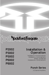 Rockford Fosgate Punch P5002 Einbau Und Betrieb