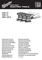 Milwaukee PRS 125 E Gebrauchsanleitung