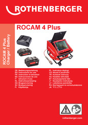 Rothenberger ROCAM 4 Plus Bedienungsanleitung