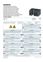 Siemens 3KF1-R Serie Betriebsanleitung