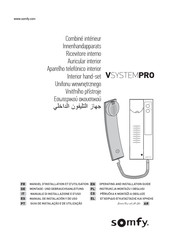 SOMFY VSystemPRO Montage- Und Gebrauchsanleitung