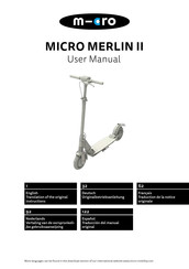 Micro MERLIN II Originalbetriebsanleitung