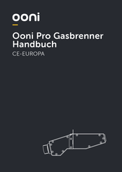 Ooni Pro Handbuch