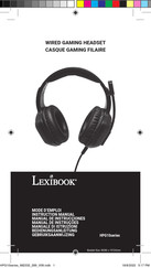 LEXIBOOK HPG10 Serie Bedienungsanleitung