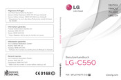 LG C550 Benutzerhandbuch
