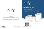 Eufy eufyCam S3 Pro Schnellstartanleitung