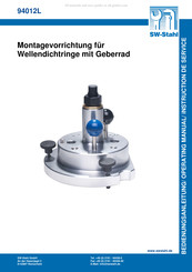 Sw-Stahl 94012L Bedienungsanleitung