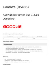 Goodwe GW5000D-NS Bedienungsanleitung