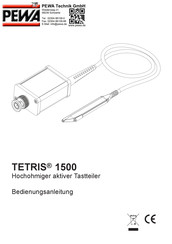 Pewa TETRIS 1500 Bedienungsanleitung