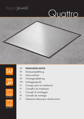 Easy Drain Aqua Jewels Quattro Einbauempfehlung