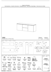 BoConcept 2950 Montageanleitung