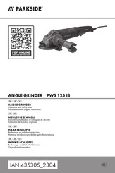 Parkside 435305 2304 Bedienungs- Und Sicherheitshinweise Originalbetriebsanleitung
