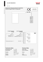 Dorma CS 80 MAGNEO Bedienungsanleitung