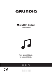 Grundig CMS 4000 BT DAB+ Bedienungsanleitung