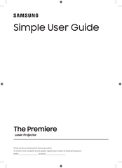 Samsung The Premiere LPU7D Benutzerhandbuch