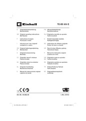 Einhell TE-BS 850 E Originalbetriebsanleitung