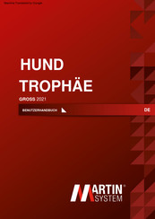 Martin System DOGTROPHY Bedienungsanleitung