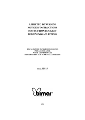 Bimar SP815 Bedienungsanleitung
