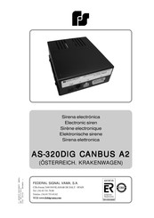 Federal Signal AS-320DIG CANBUS A2 Bedienungsanleitung