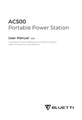 Bluetti AC500 Benutzerhandbuch