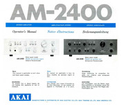 Akai AM-2400 Bedienungsanleitung