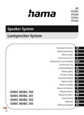 Hama SONIC MOBIL 185 Bedienungsanleitung