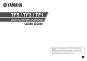 Yamaha TF3 Schnellstartanleitung