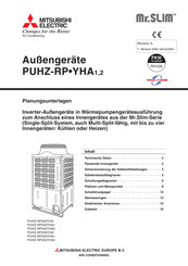 Mitsubishi Electric Mr.SLIM PUHZ-RP250YHA Planungsunterlagen