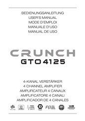Audio Design GRUNCH GTO 4125 Bedienungsanleitung