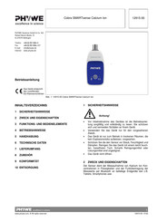 Phywe Cobra SMARTsense Calcium Ion Kurzanleitung