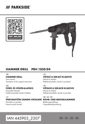Parkside PBH 1050 D4 Bedienungsanleitung