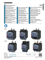 Siemens Sirius 3RU2116 Serie Originalbetriebsanleitung